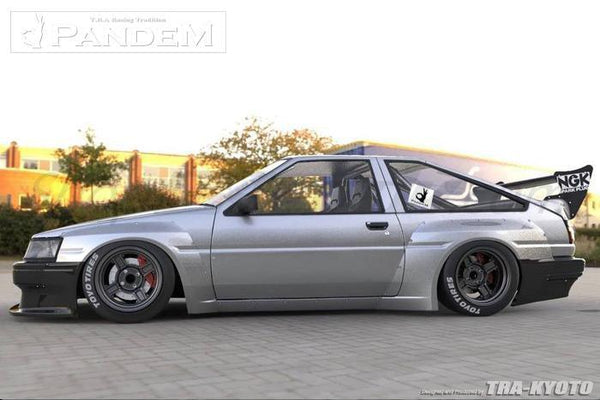 GReddy Pandem 84-87 Toyota Corolla-Levin HB AE86 Full Widebody Kit w/o Wing - GUMOTORSPORT
