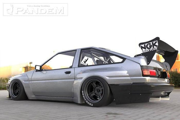 GReddy Pandem 84-87 Toyota Corolla-Levin HB AE86 Full Widebody Kit w/o Wing - GUMOTORSPORT