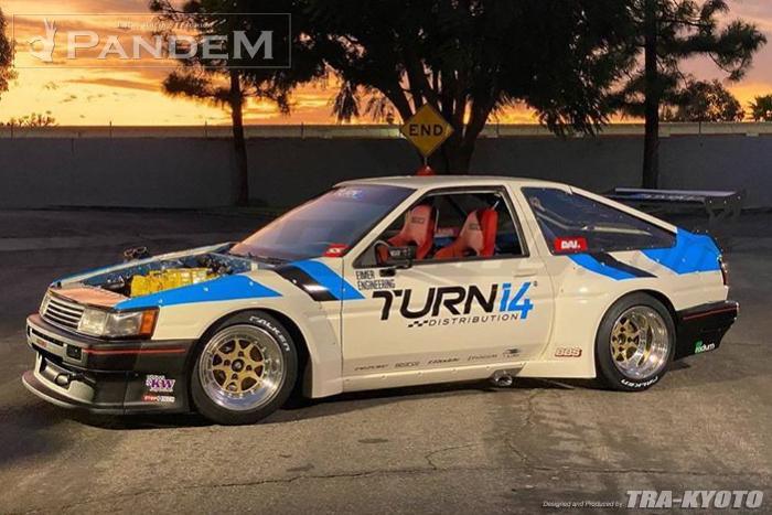 GReddy Pandem 84-87 Toyota Corolla-Levin HB AE86 Full Widebody Kit w/o ...