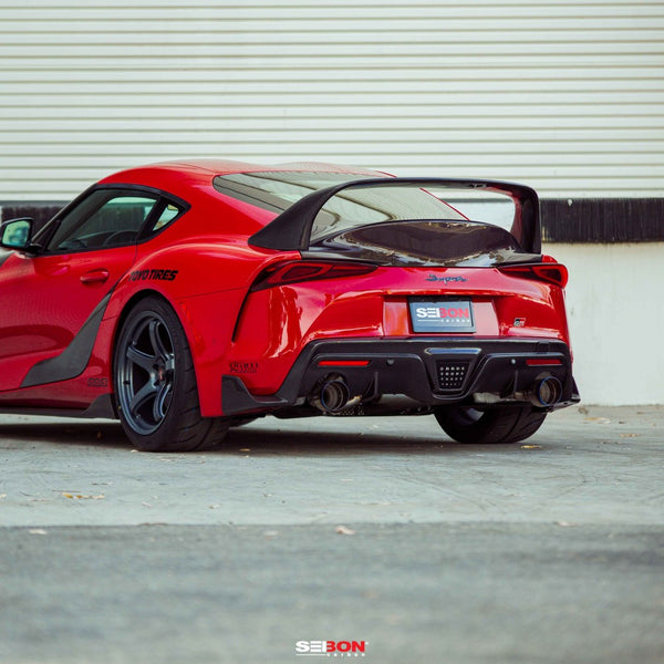 Seibon MB Style Carbon Fiber Spoiler - Toyota Supra 2020+