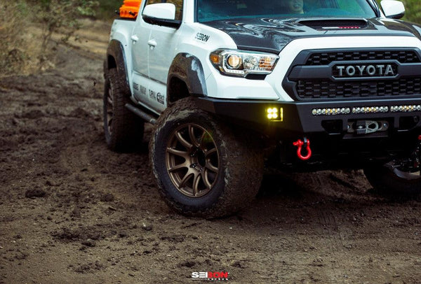 Seibon 2016 - 2021 Toyota Tacoma Carbon Fiber Front Fender Flares (Pair) - GUMOTORSPORT