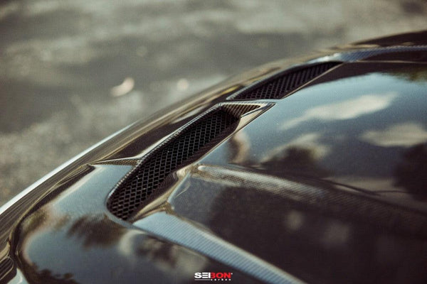 Seibon 2019 - 2022 Hyundai Veloster / Veloster N VT-Style Carbon Fiber Hood - GUMOTORSPORT