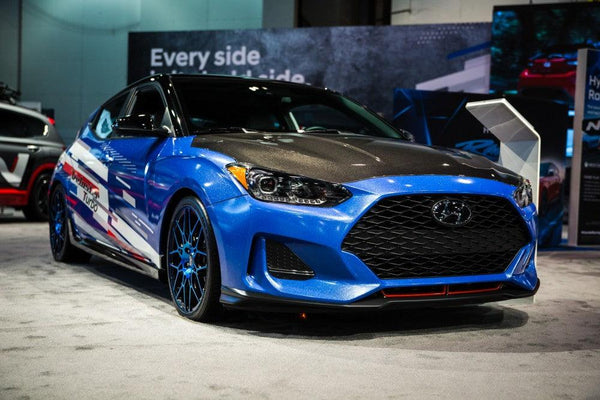 Seibon 2019 - 2022 Hyundai Veloster / Veloster N OE-Style Carbon Fiber Hood - GUMOTORSPORT