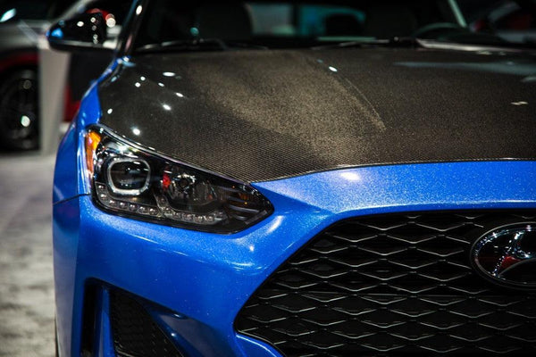 Seibon 2019 - 2022 Hyundai Veloster / Veloster N OE-Style Carbon Fiber Hood - GUMOTORSPORT