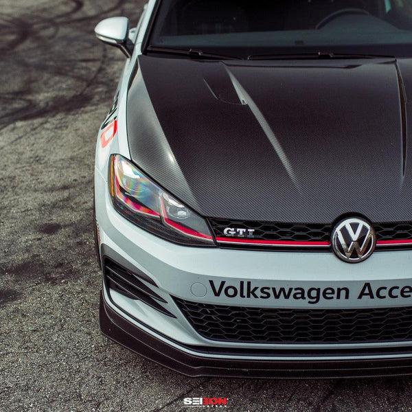 Seibon 2018 - 2020 Volkswagen GTI MB-Style Carbon Fiber Front Lip - GUMOTORSPORT