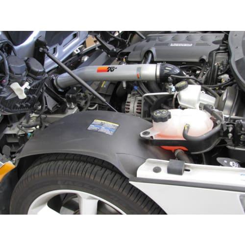 K&N 2006 - 2009 Pontiac Solstice / Saturn Sky L4-2.4L Silver Typhoon Short Ram Intake - GUMOTORSPORT