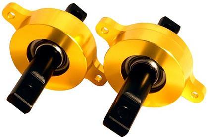 BLOX Racing Rear Trailing Arm Bushing Kit Gold - 88-00 Honda Civic / 90-01 Acura Integra - GUMOTORSPORT