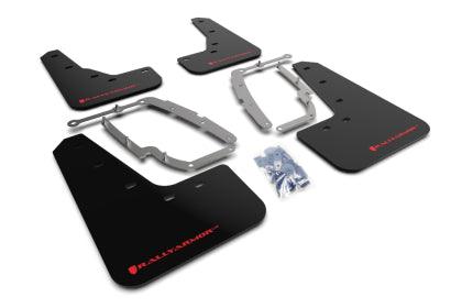 Rally Armor 17+ Tesla Model 3 UR Black Mud Flap w/ Red Logo - GUMOTORSPORT