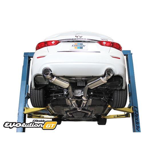 GReddy 16+ Infiniti Q50 Evolution GT Cat-Back Exhaust (RWD ONLY) - GUMOTORSPORT