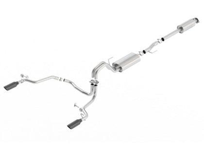 Borla 2015-2020 Ford F-150 Cat-Back Exhaust System S-Type With Black TIps Part # 140615BC - GUMOTORSPORT
