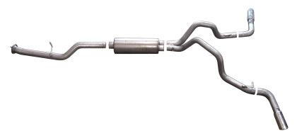 Gibson 2011-2019 GMC Sierra 2500 HD Base 6.0L 3.5in/3in Cat-Back Dual Extreme Exhaust - Stainless - GUMOTORSPORT