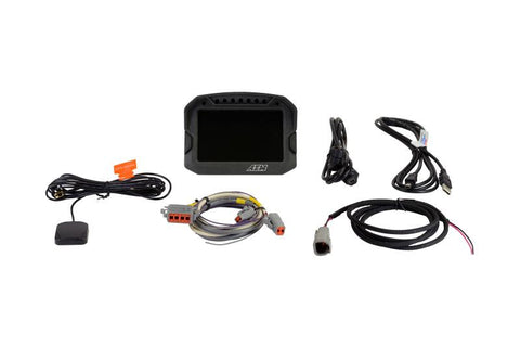 AEM CD-5LG Carbon Logging Digital Dash Display w/ Internal 10Hz GPS & Antenna - GUMOTORSPORT