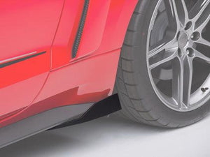 ROUSH 2015-2019 Ford Mustang Black Rocker Winglets - GUMOTORSPORT