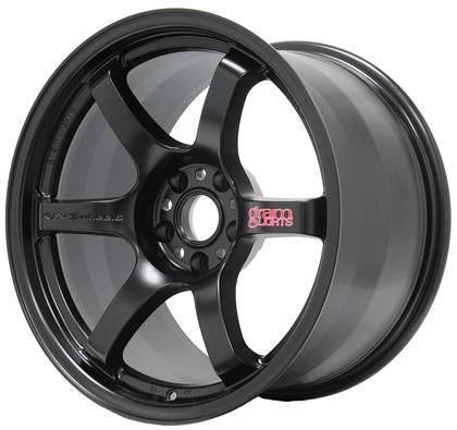 Gram Lights 57DR 18x8.5 +37 5x114.3 Semi Gloss Black Wheel - GUMOTORSPORT