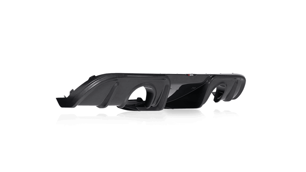 Akrapovic 2020+ Porsche Cayman GT4 (718) Rear Carbon Fiber Diffuser - High Gloss - GUMOTORSPORT