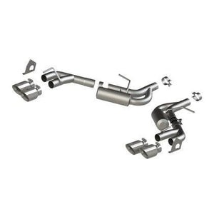 MBRP 2.5" Dual Axle Back, NPP, Quad Tips, AL, Chevy Camaro, V6 3.6L 2016 - 2021 - GUMOTORSPORT