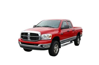 AVS 02-08 Dodge RAM 1500 Quad Cab Ventvisor In-Channel Front & Rear Window Deflectors 4pc - Smoke - GUMOTORSPORT