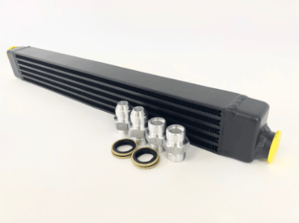 CSF 1982 - 1994 BMW 3 Series (E30) High Performance Oil Cooler w/-10AN Male & OEM Fittings - GUMOTORSPORT