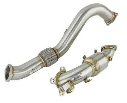 Skunk2 76mm Alpha Downpipe w/ CAT  2016 - 2020  Honda Civic 1.5T - GUMOTORSPORT