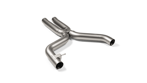 Akrapovic 2021 + BMW M3 (G80) Evolution Short Link Pipe Set w/o Resonator (Titanium) - GUMOTORSPORT