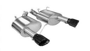 Corsa 11-14 Ford Mustang GT/Boss 302 5.0L V8 Black Xtreme Axle-Back Exhaust - GUMOTORSPORT