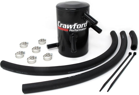 Crawford V3 Air Oil Separator Black - Scion FR-S 2013-2016 / Subaru BRZ 2013+ / Toyota 86 2017+ - GUMOTORSPORT