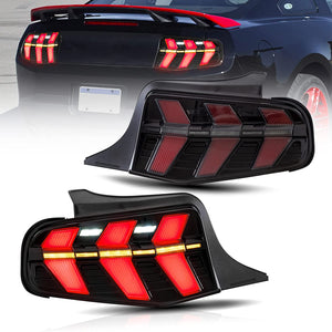 VLAND LED Tail lights Ford Mustang 2010 - 2012 with Sequential Amber ( 7 Lighting Modes )