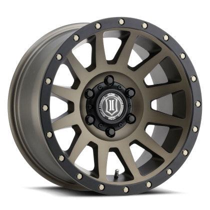 ICON Compression 17x8.5 6x5.5 0mm Offset 4.75in BS 106.1mm Bore Bronze Wheel - GUMOTORSPORT