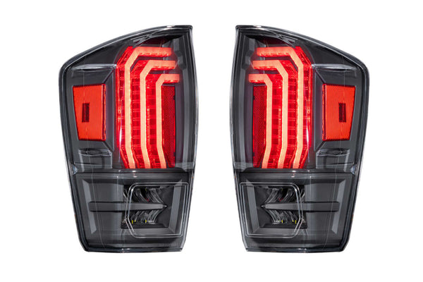 Morimoto Toyota Tacoma ( 2016 - 2023 ): XB LED Tail Lights ( Clear / Red )