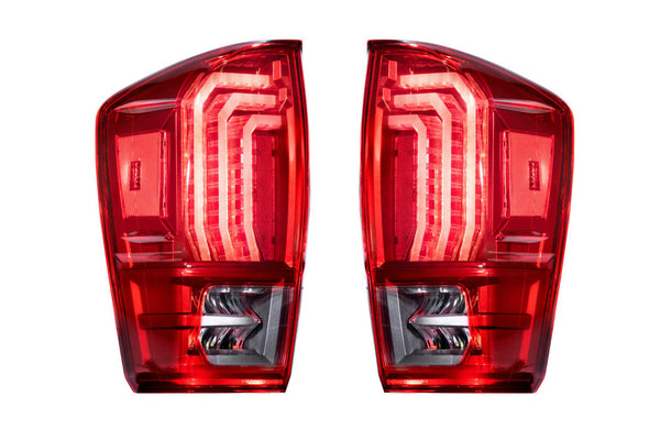 Morimoto Toyota Tacoma ( 2016 - 2023 ): XB LED Tail Lights ( Clear / Red )