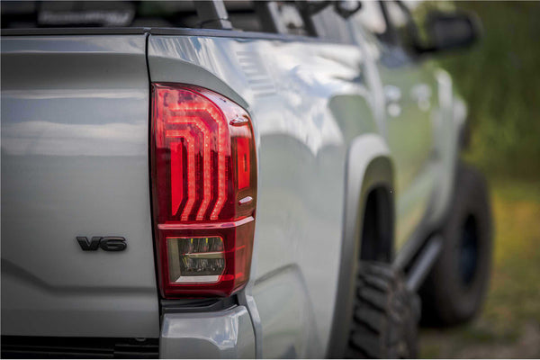 Morimoto Toyota Tacoma ( 2016 - 2023 ): XB LED Tail Lights ( Clear / Red )