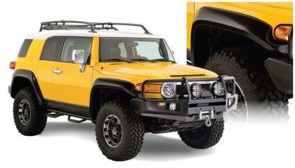 Bushwacker 07-14 Toyota FJ Cruiser Extend-A-Fender Style Flares 4pc - Black - GUMOTORSPORT