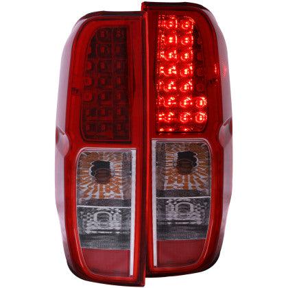 ANZO 2005 - 2013 Nissan Frontier LED Taillights Red/Clear - GUMOTORSPORT