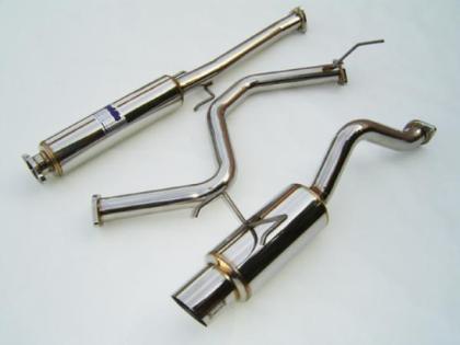 Invidia 96-00 Honda Civic EK4 J-Spec 3DR 60mm (101mm tip) Cat-back Exhaust - GUMOTORSPORT