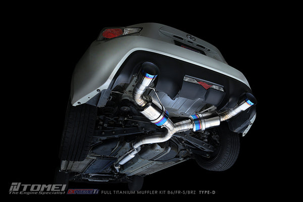 Tomei Type-D Dual-Exit Catback Exhaust | 2013-2021 Subaru BRZ/Scion FR-S/Toyota 86 and 2022 + Subaru BRZ/Toyota GR86 (TB6090-SB05B)