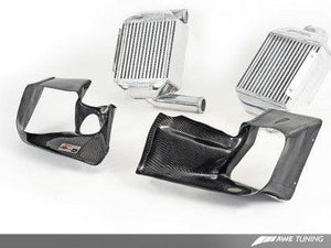 AWE Tuning Audi 2.7T Performance Intercooler Kit - w/Carbon Fiber Shrouds - GUMOTORSPORT