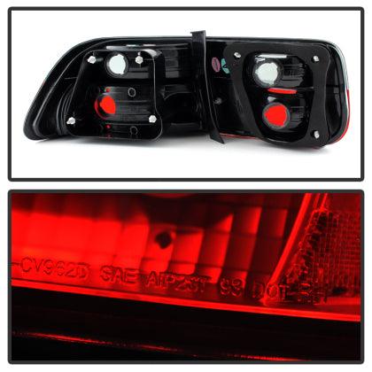 Spyder Honda Civic 96-00 2Dr Crystal Tail Lights Red Smoke ALT-YD-HC96-2D-CRY-RS - GUMOTORSPORT