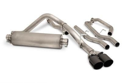 Gibson 2022+ Toyota Tundra 3.5L-T V6 5.5ft bed 2.5in Cat-Back Dual Sport Exhaust - Black Elite - GUMOTORSPORT