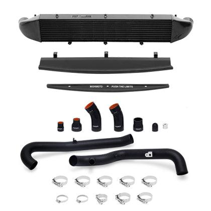 Mishimoto 2014-2017 Ford Fiesta ST 1.6L Front Mount Intercooler (Black) Kit w/ Pipes (Black) - GUMOTORSPORT