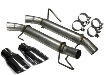 ROUSH 2005-2010 Ford Mustang V8 Extreme Axle-Back Exhaust Kit - GUMOTORSPORT