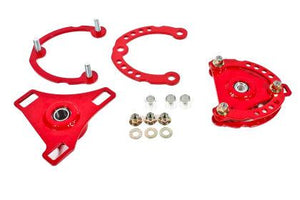 BMR 2015 - 2022 S550 Mustang Caster Camber Plates - Red - GUMOTORSPORT