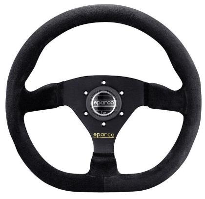 Sparco Steering Wheel L360 Ring Suede Black - GUMOTORSPORT