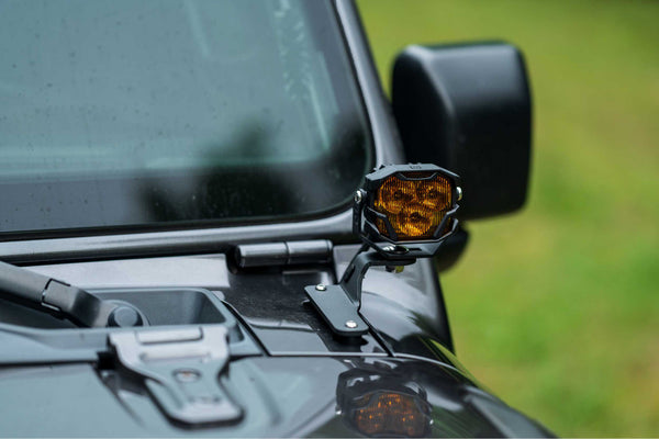 Morimoto 4Banger LED Ditch Light Sytem: Wrangler JL (2018+)