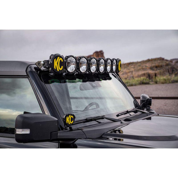 KC HiLiTES 2021+ Ford Bronco Gravity LED Pro6 50in Light Bar Kit - GUMOTORSPORT