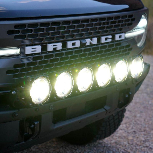 KC HiLiTES 2021 + Ford Bronco 39in. Gravity LED Pro6 Light Bar Kit Front Bumper - GUMOTORSPORT