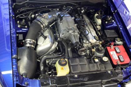 JLT 2003 - 2004 Ford Mustang SVT Cobra Black Textured Cold Air Intake Kit w/Red Filter - GUMOTORSPORT