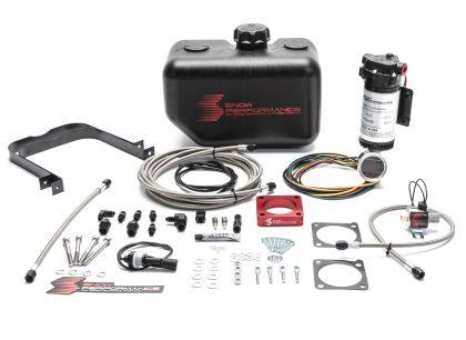 Snow Performance 08-15 Evo Stg 2 Boost Cooler Water Injection Kit w/SS Braid Line & 4AN Fittings - GUMOTORSPORT