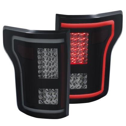 ANZO 2015-2017 Ford F-150 LED Taillights Smoke - GUMOTORSPORT