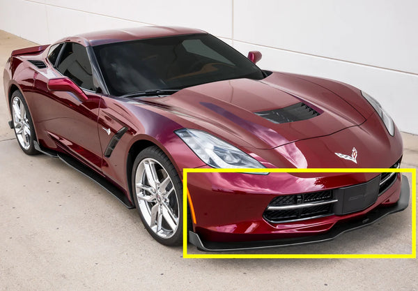 Street Scene 2014-2019 Corvette C7 Front Splitter SKU# 950-70620