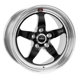 Weld S71 17x5 / 5x4.5 BP / 2.2in. BS Black Wheel (High Pad) - Non-Beadlock - GUMOTORSPORT